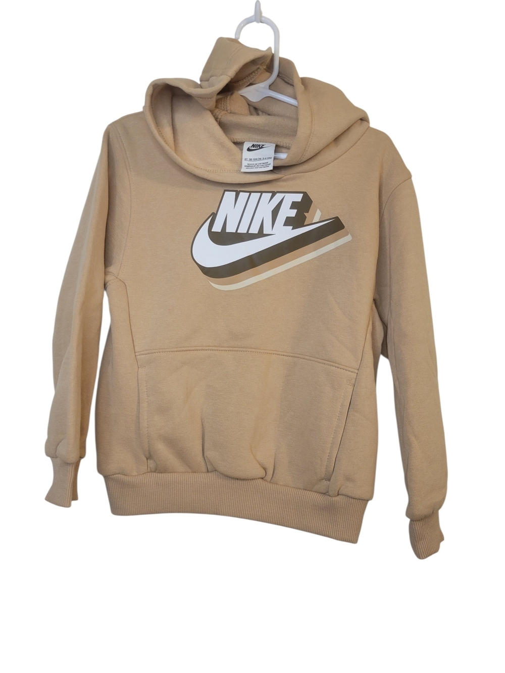 Nike Tan Swoosh Hoodie